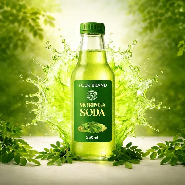 Green Soda Labels for custom packaging labels